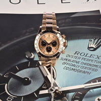 Rolex Oyster Perpetual Daytona in Everose Gold - Complete Set - Dated Dec 2020 - Vintage Watch Specialist
