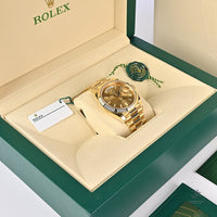 Rolex Oyster Perpetual Gold Day/Date 40 - Model Ref:228238 - Issued 05/03/2022 - Box and Paperwork - Vintage Watch Specialist