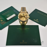 Rolex Oyster Perpetual Gold Day/Date 40 - Model Ref:228238 - Issued 05/03/2022 - Box and Paperwork - Vintage Watch Specialist