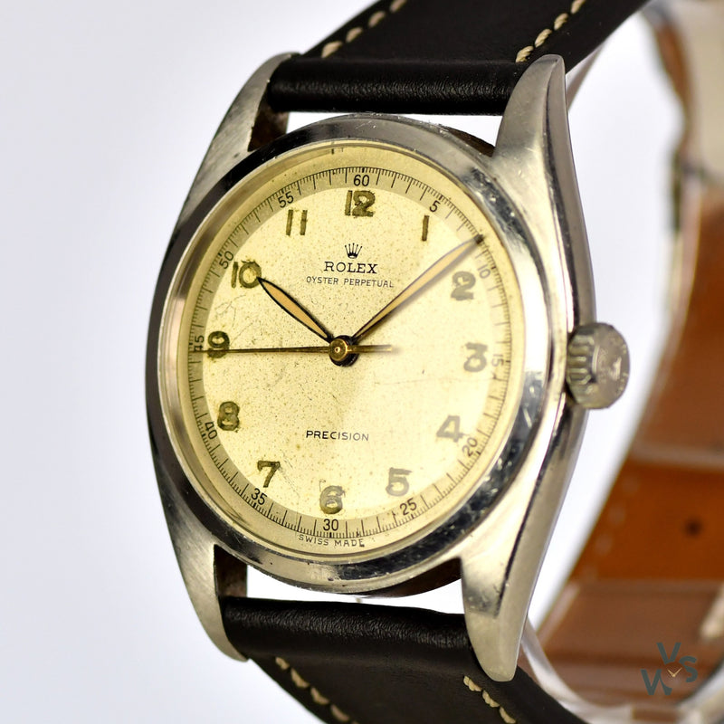 Rolex - Oyster Perpetual Precision - Ref.6098 - c.1952 - Steel 36mm Case - Vintage Watch Specialist