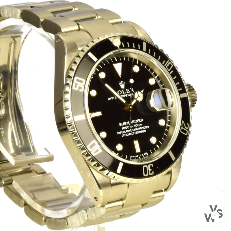 Rolex Oyster Perpetual Submariner Date - c.1994 - w/ Box and Papers - Ref. 16610 - Swiss-T-25 Dial - Vintage Watch Specialist