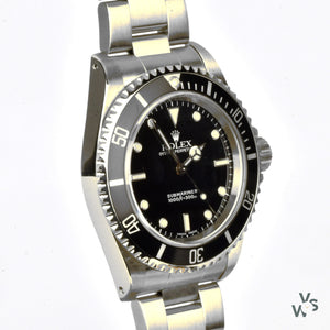 Rolex Oyster Perpetual Submariner Ref.14060M - No Date - Two Line Tritium Dial - 2002 - Vintage Watch Specialist