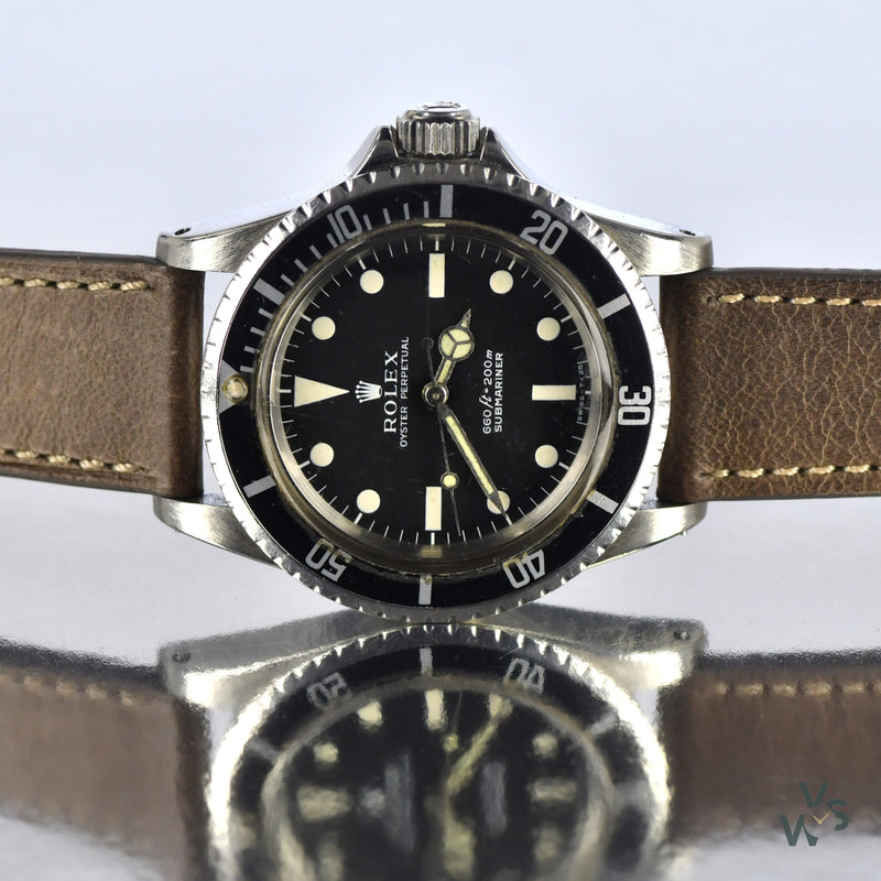 Rolex - Oyster Perpetual Submariner - Reference 5513 - c.1966 - T Swiss Dial - Vintage Watch Specialist