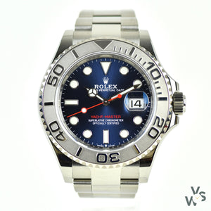 Rolex Oyster Perpetual Yacht-Master 40 - Blue 2020 - Vintage Watch Specialist