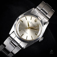 Rolex Oyster Speed King POW - Model Ref: 5056 - Manual Wind - Silver Sunburst Dial - c.1948 - Box Only - Vintage Watch Specialist