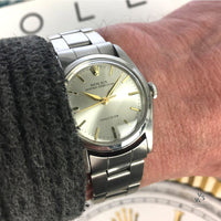 Rolex Oyster Speed King POW - Model Ref: 5056 - Manual Wind - Silver Sunburst Dial - c.1948 - Box Only - Vintage Watch Specialist