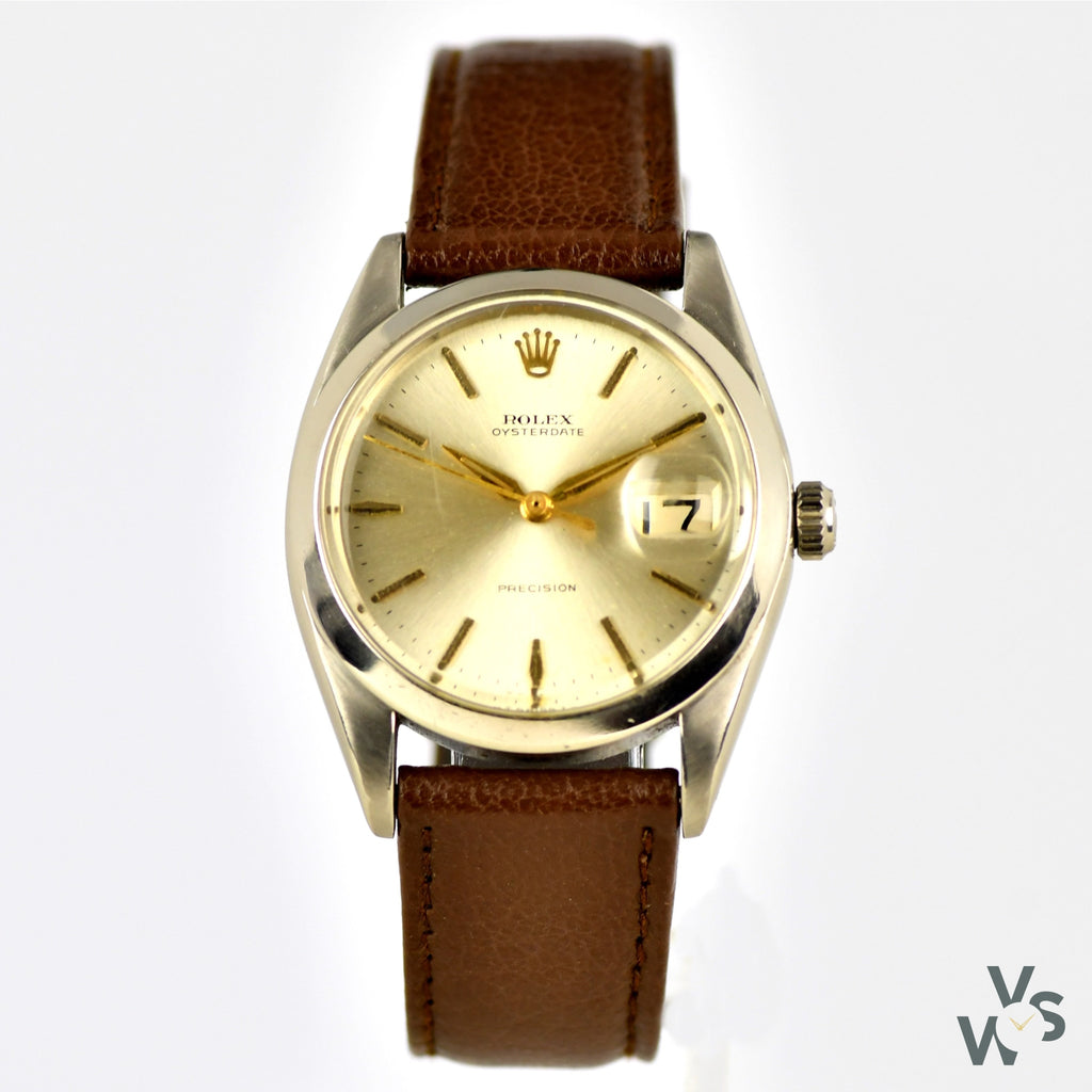 Rolex Oysterdate Precision Ref. 6694 c.1965 - Vintage manually-wound Cal. 1215 - Vintage Watch Specialist