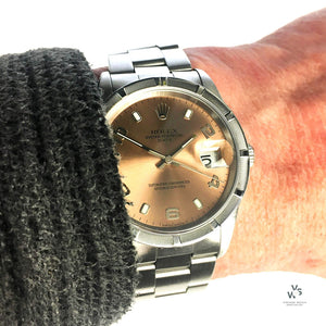 Rolex Perpetual Date - Model Ref: 152210 - Salmon Dial - 2002 - Vintage Watch Specialist