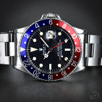 Rolex - Reference: 1675 - Oyster Perpetual GMT Master ‘Pepsi’ Bezel - circa.1971 - Vintage Watch Specialist