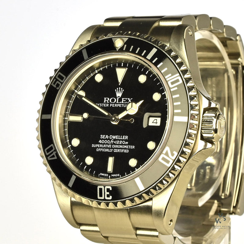 Rolex Sea Dweller - Model Ref: 16600 - Issued 2002 - Black Dial - Vintage Watch Specialist