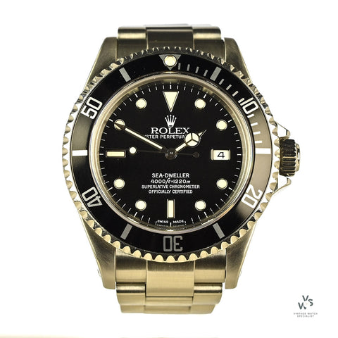 Rolex sea dweller 16600 value on sale