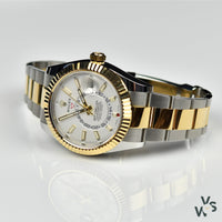 Rolex Sky Dweller 326933 in Gold and Steel - Vintage Watch Specialist