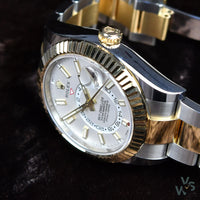 Rolex Sky Dweller 326933 in Gold and Steel - Vintage Watch Specialist