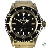 Rolex Stainless Steel Submariner - Vintage Watch Specialist