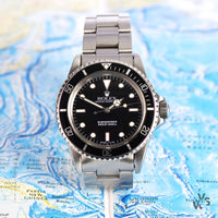 Rolex Stainless Steel Submariner - Vintage Watch Specialist