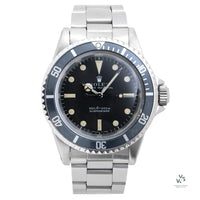 Rolex Submariner 5513 - Serif Dial - 1970 - Box No Papers - Vintage Watch Specialist