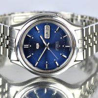 Seiko 5 Automatic Blue Dial - Vintage Watch Specialist