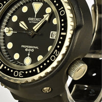 Seiko - A Vintage Grandfather Tuna Professional 600 Diver Titanium - Model Ref: 6159-7010 - c.1975 - Vintage Watch Specialist