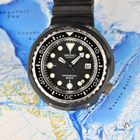 Seiko - A Vintage Grandfather Tuna Professional 600 Diver Titanium - Model Ref: 6159-7010 - c.1975 - Vintage Watch Specialist