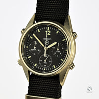 Seiko Chronograph - Reference 7A28 - Generation 1 - RAF Issued Watch - 1984 - Vintage Watch Specialist