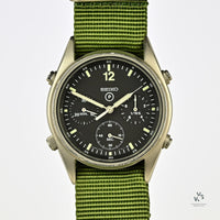Seiko Chronograph - Reference 7A28 - Generation 1 - RAF Issued Watch - 1988 - Vintage Watch Specialist