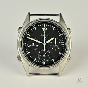 Seiko Chronograph - Reference 7A28 - Generation 1 - RAF Issued Watch - 1989 - Vintage Watch Specialist