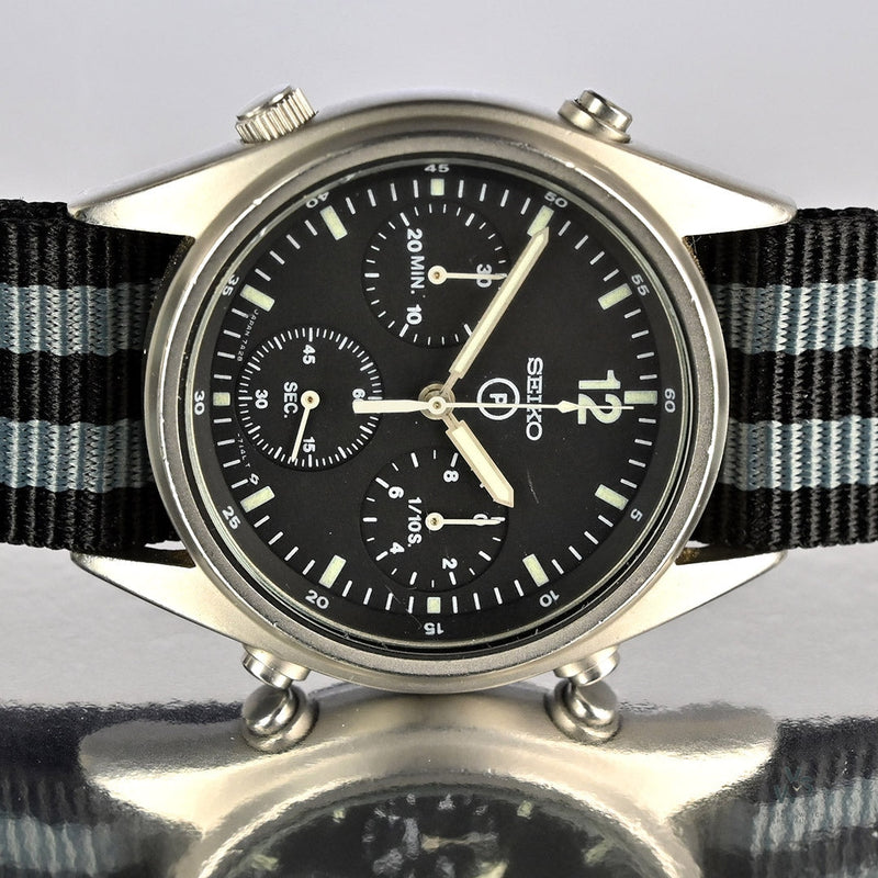 Seiko - Reference 7A28 - Generation 1 RAF Military Issued Chronograph Watch - 1988 - Vintage Watch Specialist