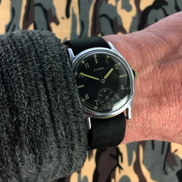 Silvana - German Army Service Watch - WW2 Issued Wristwatch - c.1940s ...
