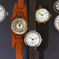 Silver Trench Watch with Articulated Lugs - Vintage Watch Specialist