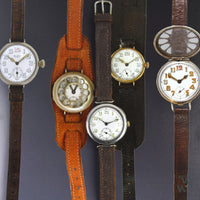 Silver Trench Watch with Articulated Lugs - Vintage Watch Specialist