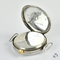 Silver Trench Watch with Articulated Lugs - Vintage Watch Specialist