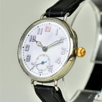 Silver Trench Watch - Z.W. Co Case #10143 - Vintage Watch Specialist