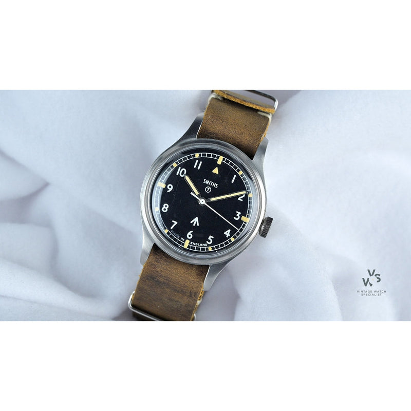 Smiths - British Army Issued Military W10 Wristwatch - Issued 1969 - Vintage Watch Specialist