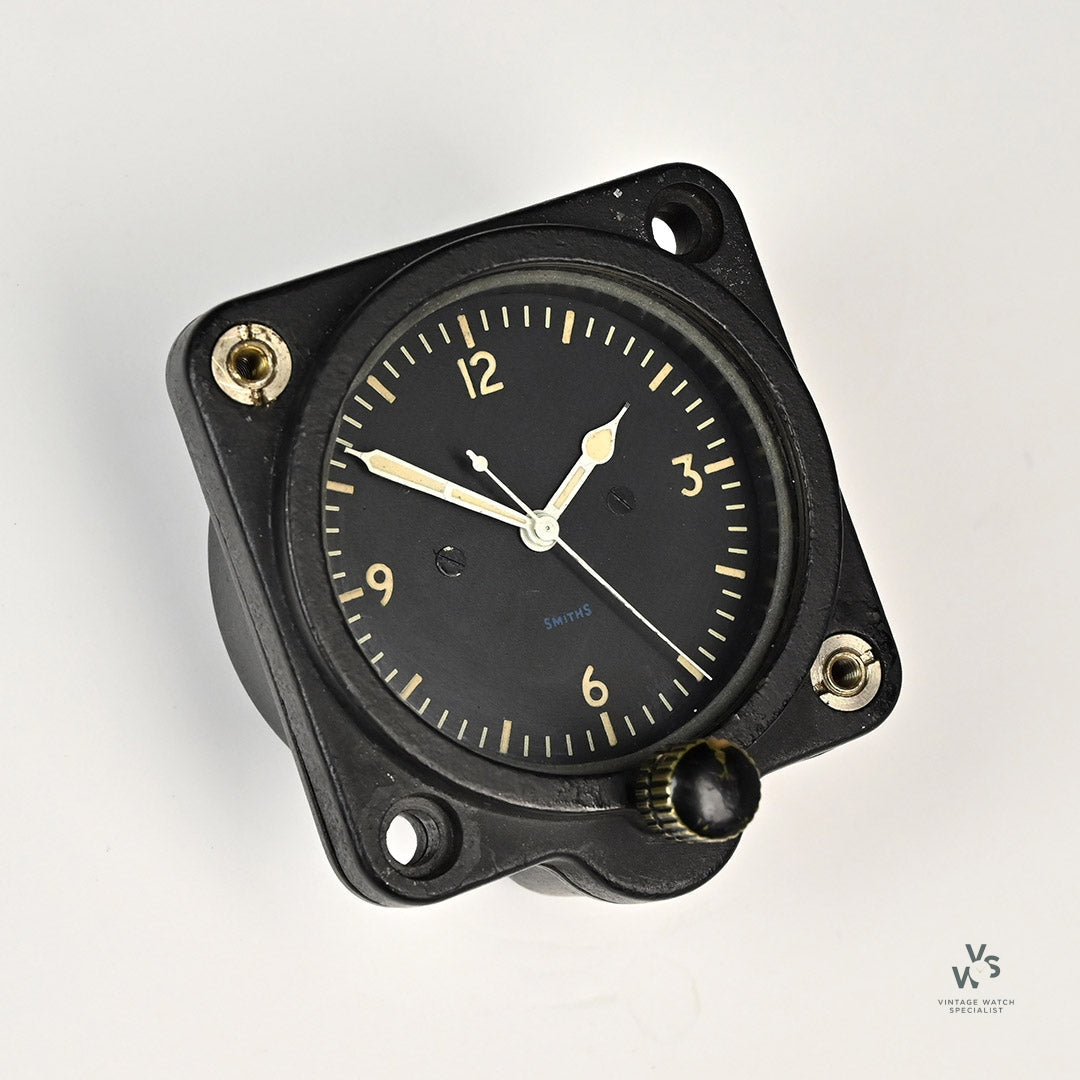 Lockheed Martin Clock Smiths Military Aircraft Cockpit Clock - Post War - Dated 1953 - Ref 6 ...