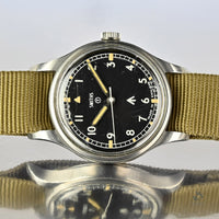 Smiths - W10 Engraved - British Military Issue Watch - Issued 1969 - Vintage Watch Specialist