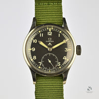 Omega - Dirty Dozen WWW - World War II Military Soldiers Wrist Watch - circa.1940s - Vintage Watch Specialist