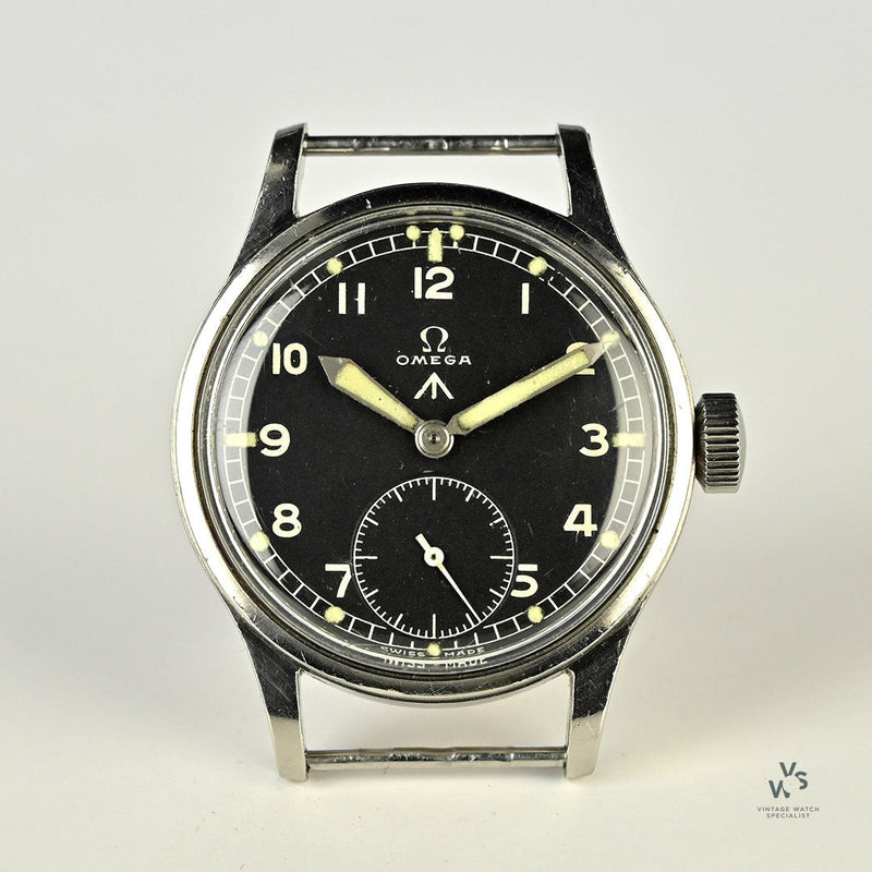 Omega - Dirty Dozen WWW - World War II Military Soldiers Wrist Watch - circa.1940s - Vintage Watch Specialist