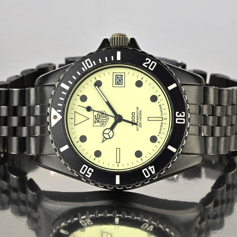 Tag Heuer 1000 Night Diver - Model Ref: 980.031N - James Bond The Living Daylights -c.1988 - Vintage Watch Specialist
