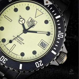 Tag Heuer 1000 Night Diver - Model Ref: 980.031N - James Bond The Living Daylights -c.1988 - Vintage Watch Specialist