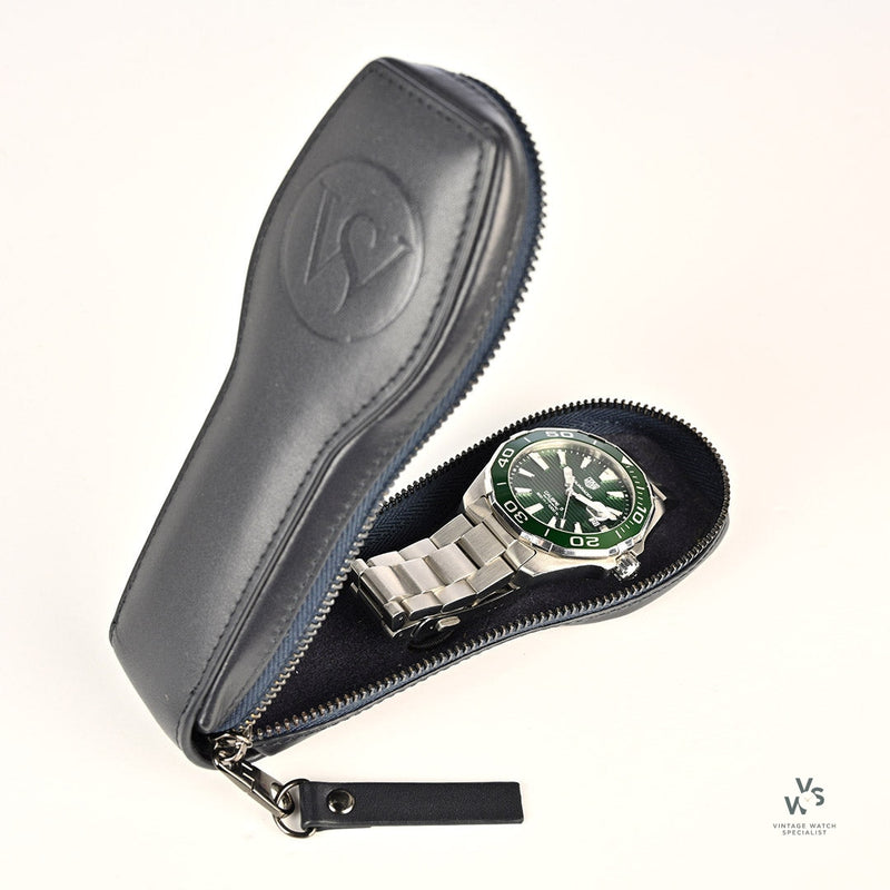 TAG Heuer AquaRacer Calibre 5 - Green Baton Dial - Model Ref: WAY201S.BA0927 - Vintage Watch Specialist