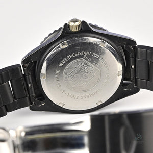TAG Heuer Black Coral PVD 1000 Professional 200m - Model Ref: 980.026 - c.1990s - Vintage Watch Specialist