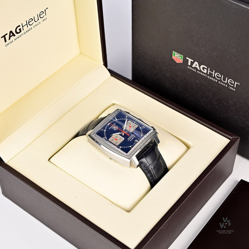 TAG Heuer Monaco Calibre 12 - Model Ref: CAWZ111.FC6183 - 2015 - Box and Papers - Vintage Watch Specialist