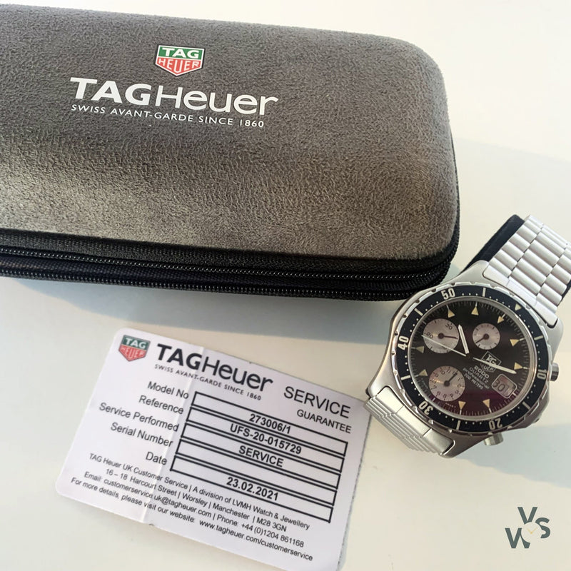 Tag Heuer Professional 2000 - Diver Chronograph - Quartz c.1990 - Model Ref: 273006/1 - Vintage Watch Specialist