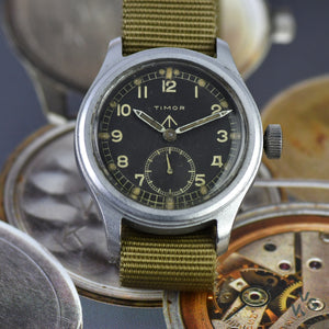 Timor WWW ’Dirty Dozen’ c.1944 World War II Military Watch - Vintage Watch Specialist