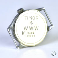 Timor www Dirty Dozen Caseback Reference: www K9489 39389 c.1945 - Vintage Watch Specialist