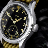 Timor www Dirty Dozen Caseback Reference: www K9489 39389 c.1945 - Vintage Watch Specialist