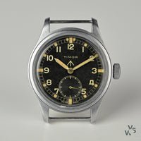 Timor ’www’ Dirty Dozen - Military Issued Watch - c.1945 - Caseback Reference: w.w.w K6297 36197 - Vintage Watch Specialist