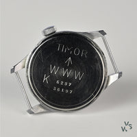 Timor ’www’ Dirty Dozen - Military Issued Watch - c.1945 - Caseback Reference: w.w.w K6297 36197 - Vintage Watch Specialist