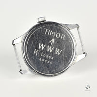 Timor www Dirty Dozen Military Watch - Caseback Reference: WWW K9489 39389 - c.1945 ***SOLD*** - Vintage Watch Specialist