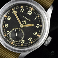 Timor www Dirty Dozen Military Watch - Caseback Reference: WWW K9489 39389 - c.1945 ***SOLD*** - Vintage Watch Specialist